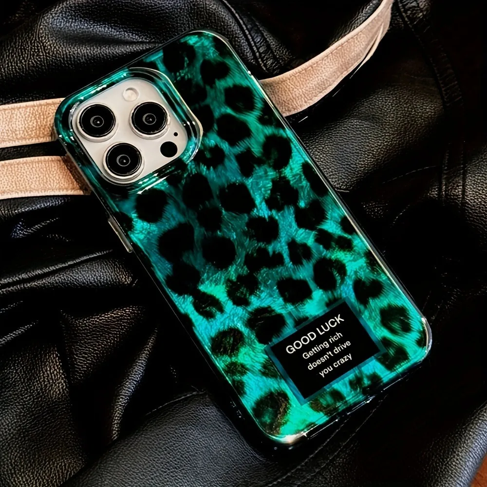 Phone Cases Cute Iphone 14 - Ретро-чехол с милым леопардовым принтом для