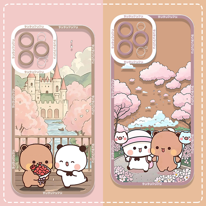 Phone Cases For Samsung Galaxy - Прозрачный чехол для телефона Cute BUBU