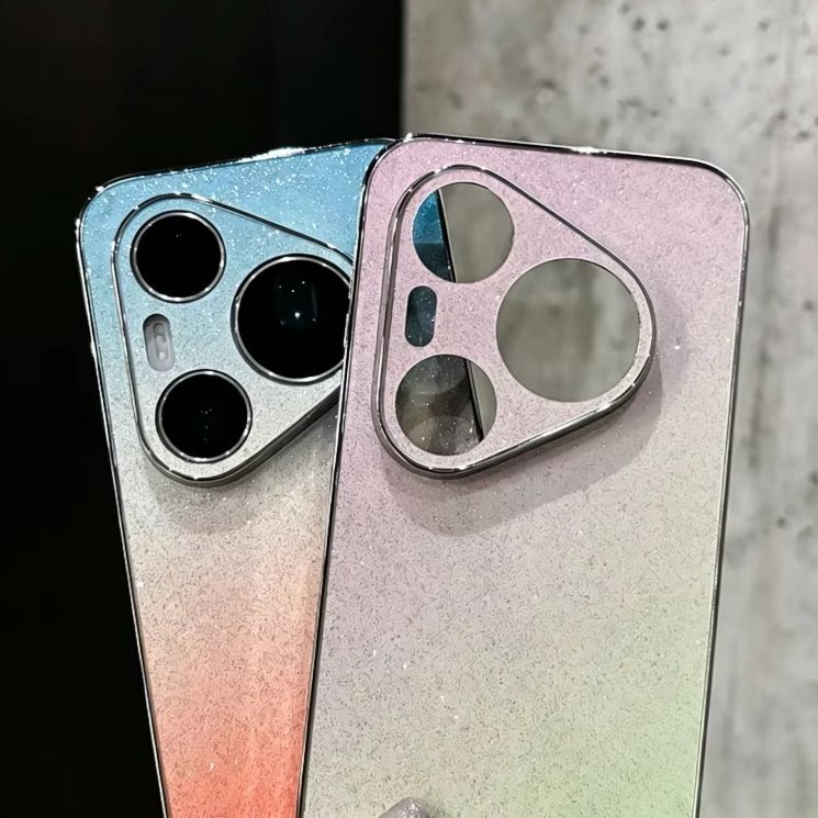 Luxury Plating Case - Роскошный блестящий градиентный чехол для Huawei