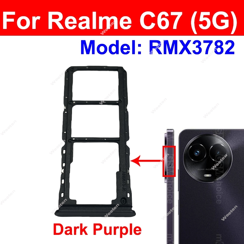 Realme C67 - Адаптер для SIM-карты для Realme C61