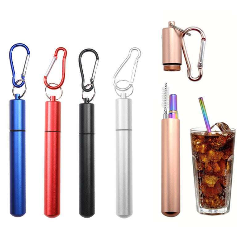 Phone Cases The Dairy - Многоразовая телескопическая соломинка из нержавеющей стали,
