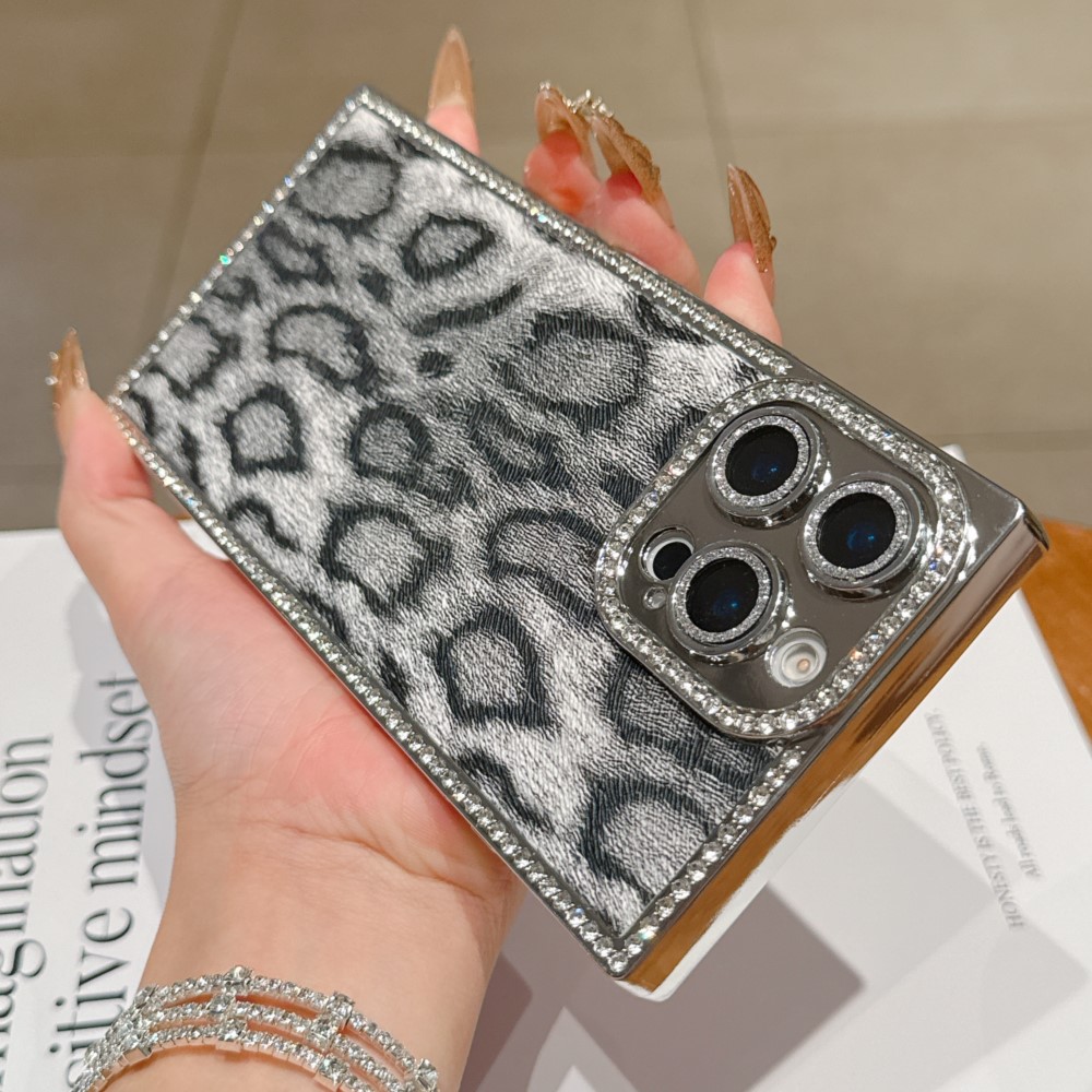 Luxury Plating Case - Роскошный чехол для телефона с леопардовым