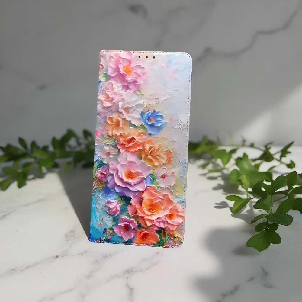 Phone Cases For Samsung Galaxy - Кожаный чехол-кошелек с магнитной застежкой и