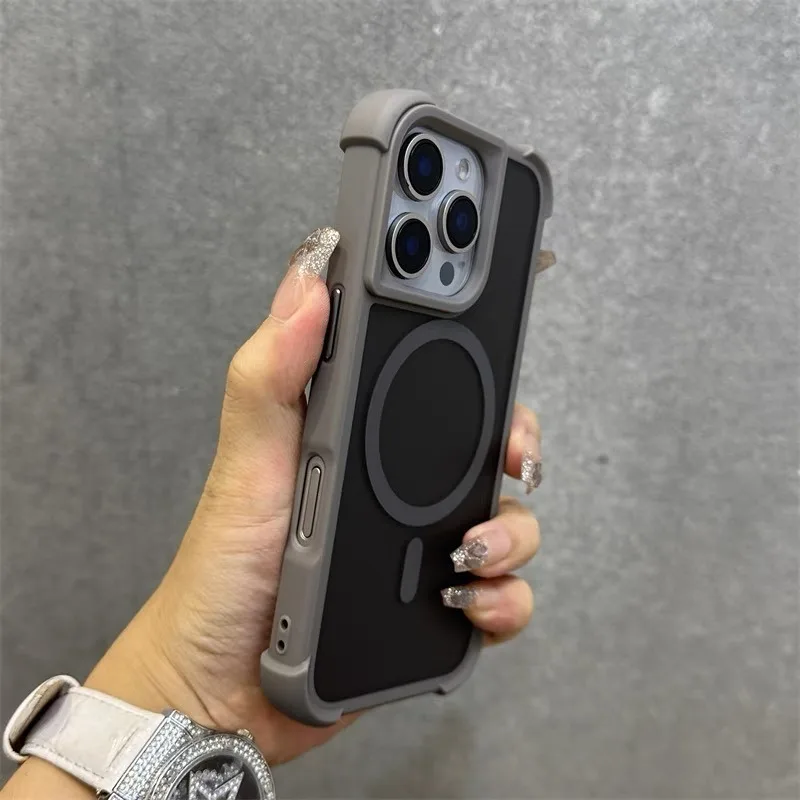 Phone Cases Louis Vuitton - Магнитный роскошный матовый противоударный чехол для