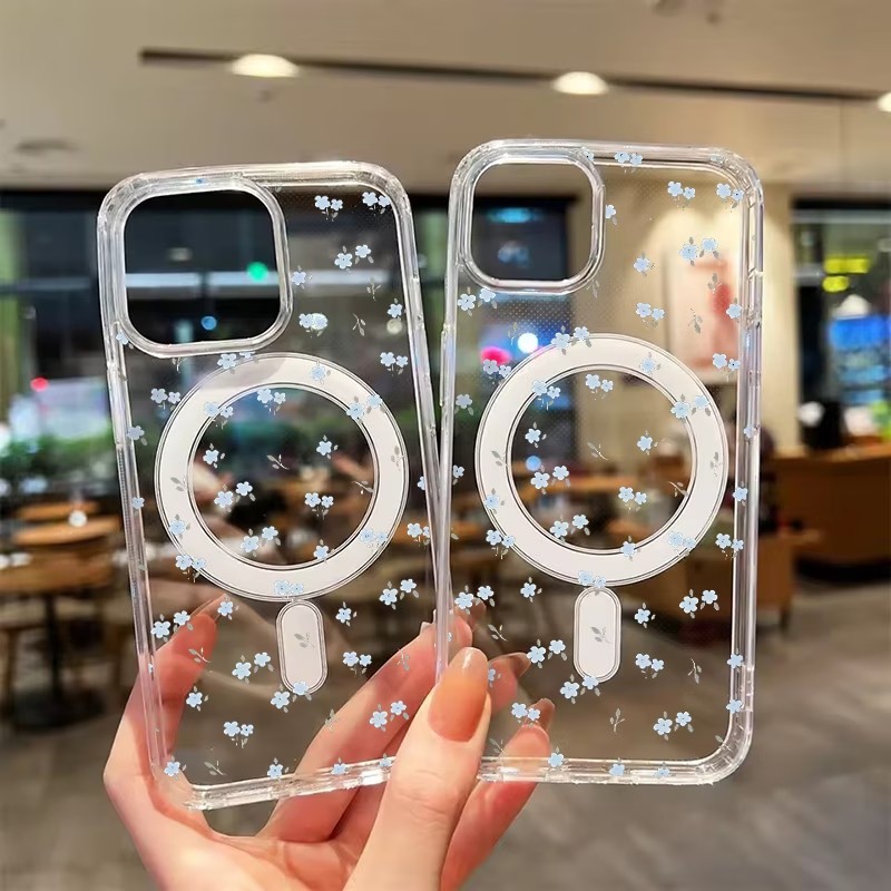 Clear Magsafe Case - Прозрачный магнитный чехол для телефона с