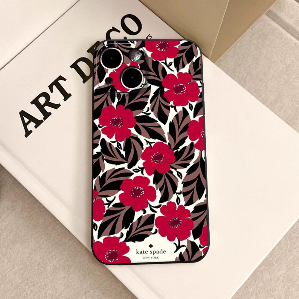 Phone Cases Kate Spade - Чехол Fishion K-Kate-SpadeS Flower для iPhone