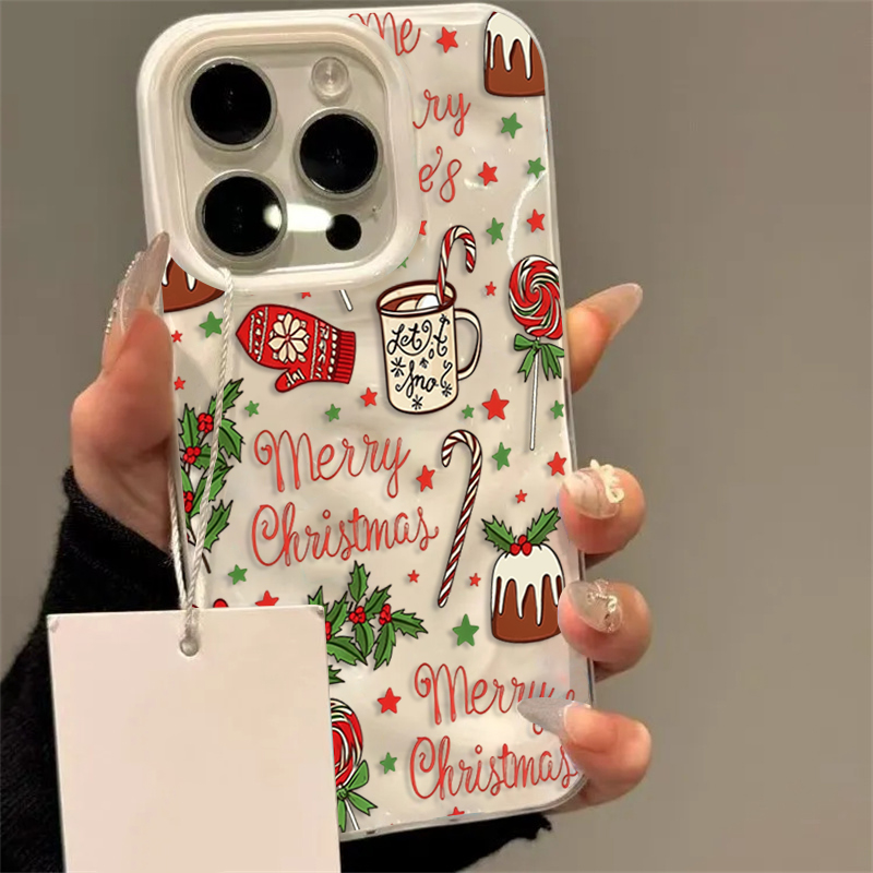 Phone Cases Cute Iphone 14 - Милый праздничный чехол для телефона с