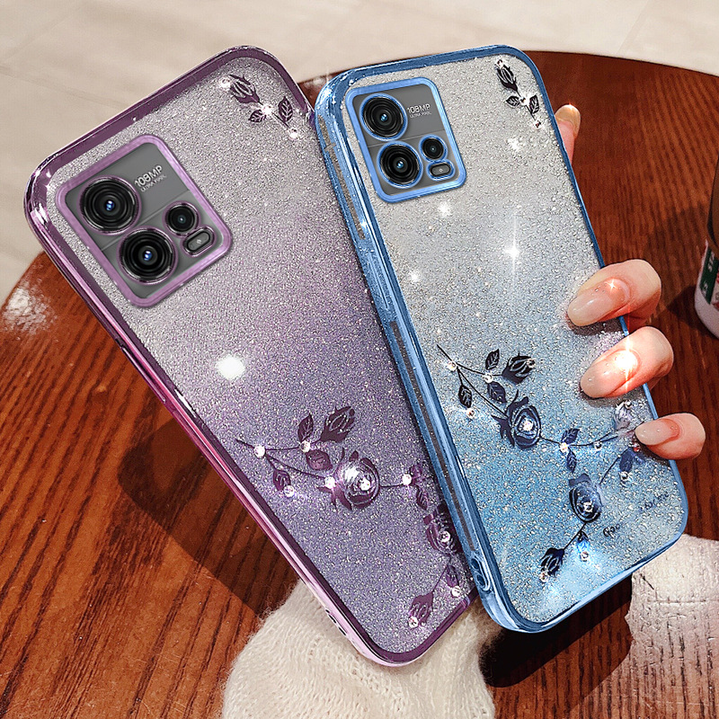 Phone Cases Moto G 2025 - Противоударный чехол с цветочным узором и