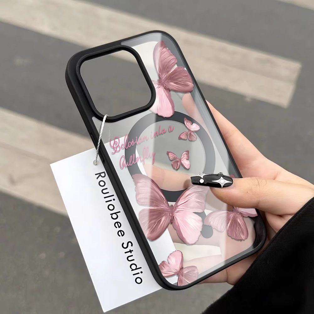 Чехол для телефона с рисунком  – обзор и цена Clear Magsafe Case