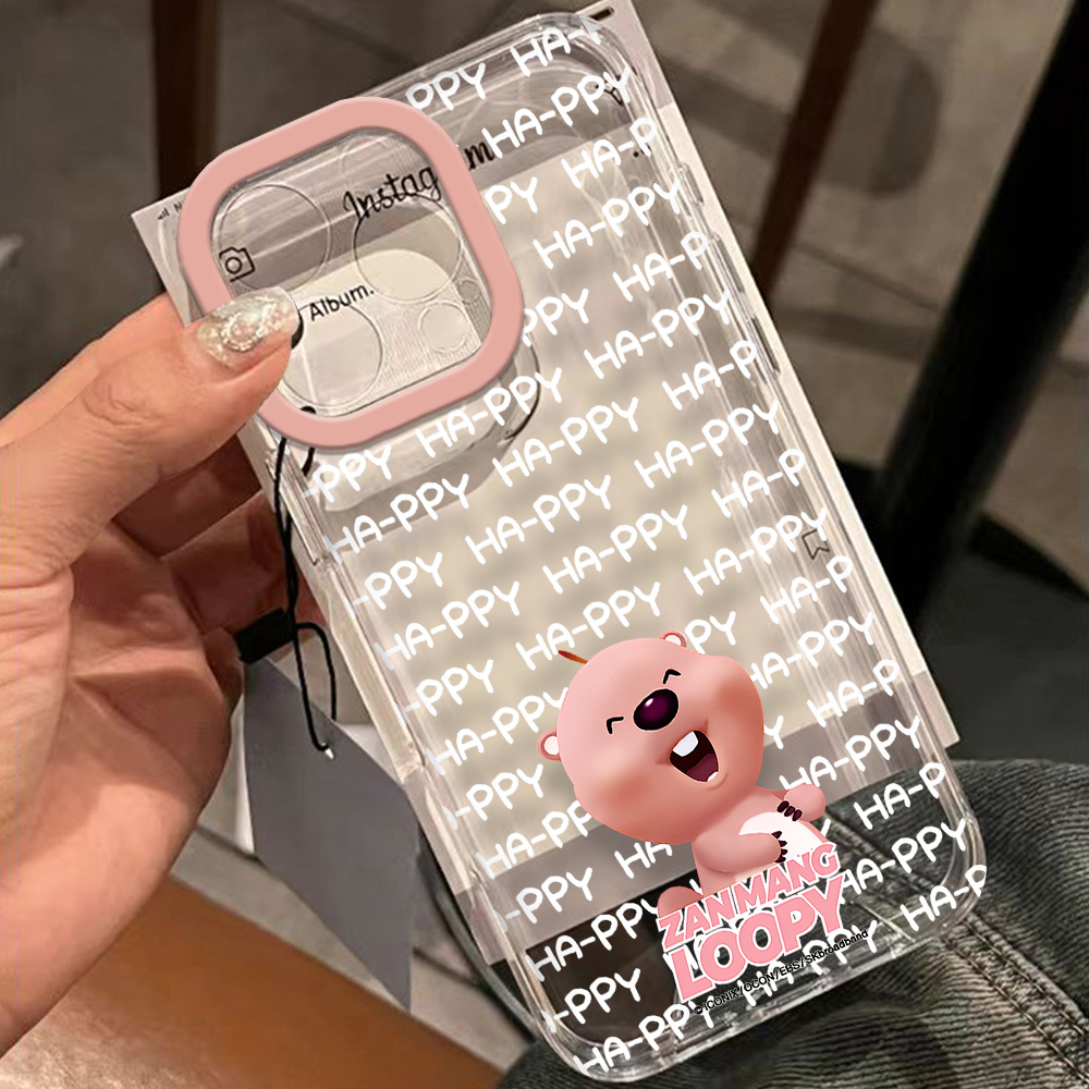 Розовый милый чехол Loopys для – обзор и цена Phone Cases Loopy